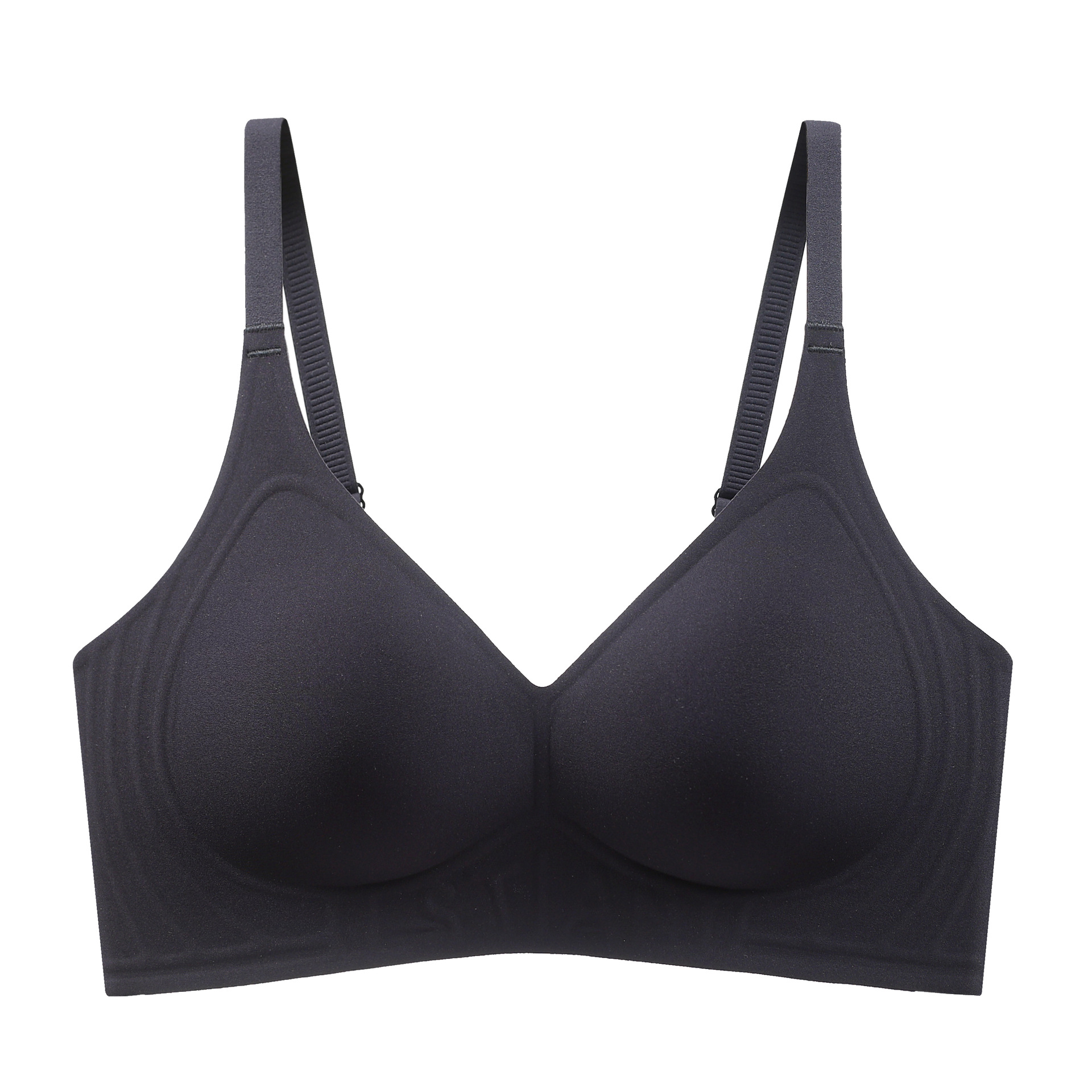 Seamless Nude Feel Lifting Fixed Cup Small Breast Push up Underwear Anti-Sagging Wireless Bra Female Soft Support Breast Holding