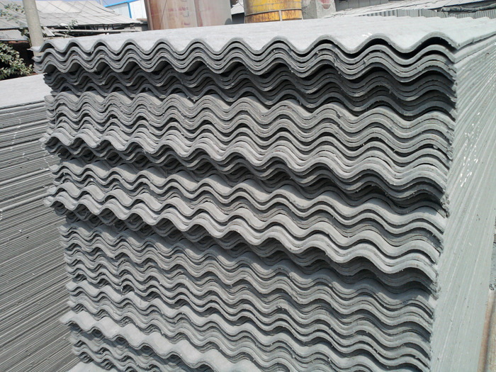 屋顶小波中波石棉瓦片水泥石棉瓦避雨棚养殖场鸡鸭棚厂房批发定制