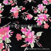 新品仿真丝烧花烂花绒面料旗袍连衣裙礼服妈妈装时尚时装面料