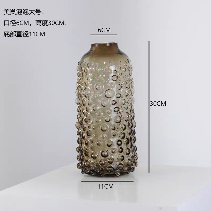 Glass Vase Home Decorations Soft Decoration