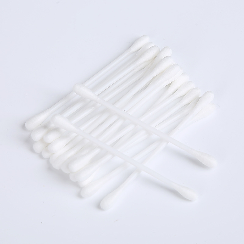 Factory Wholesale Cosmetic Cotton Swab Cotton Swab 200 Barrel Double-Headed Black Cotton Swab Alcohol Disinfection Household Disposable Cotton Swab