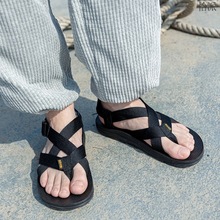 2024夏季新款防滑夹趾软底舒适潮流越南进口橡胶凉鞋男外穿沙滩煜