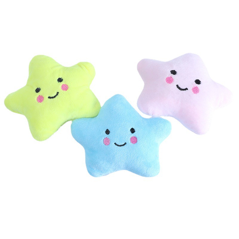 New Dog Toy Cute Fresh Smiling Face XINGX Plush Toy Cat Toy Sound Toy