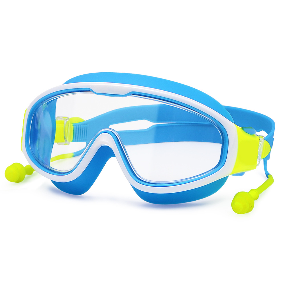 儿童游泳眼镜男童女童高清防雾防水护目镜大框泳镜游泳潜水泳镜