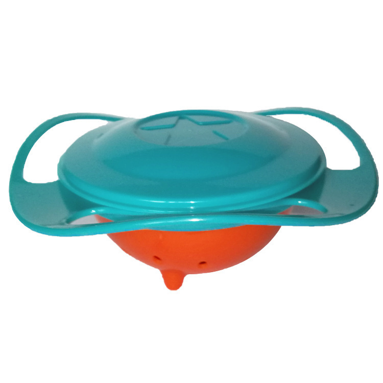 UFO Bowl Balance Bowl 360 Degrees Rotating Non-Sprinkling Bowl Baby Bowl