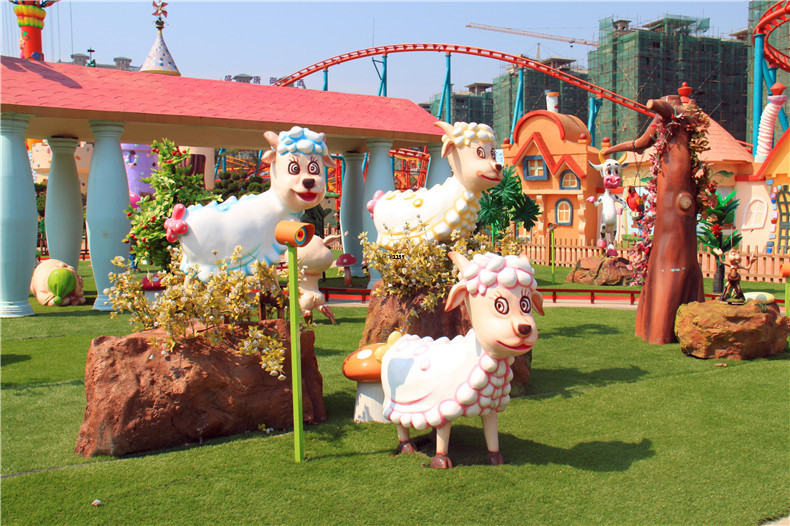 公园游乐场大型户外儿童拖拉机游乐设施阳光农场轨道滑车娱乐设备