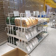 VVV三层置物架多用途摆放架饰品货架超市便利店展示铁艺烤漆白色