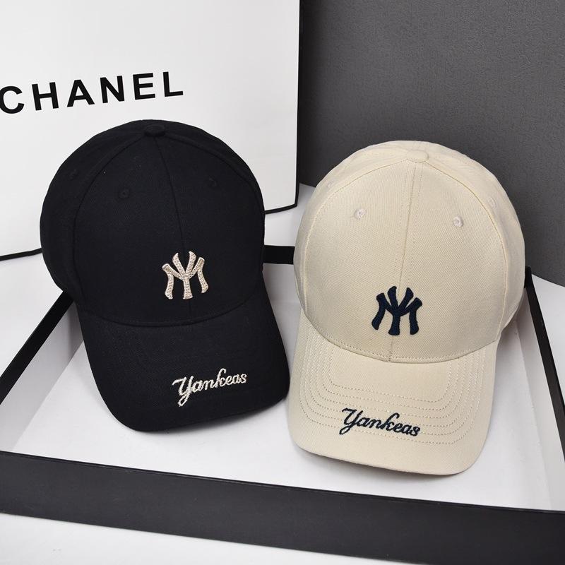 Spot] New Embroidered Letters High Quality Peaked Cap for Women Summer Sun-Proof Korean Style All-Match Curved Brim Stick