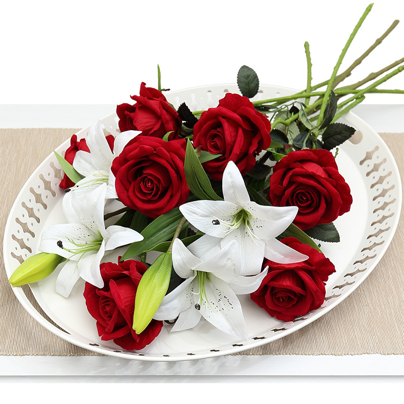 玫瑰花百合花花束-玫瑰花百合花花束厂家,品牌,图片,热帖-阿里巴巴