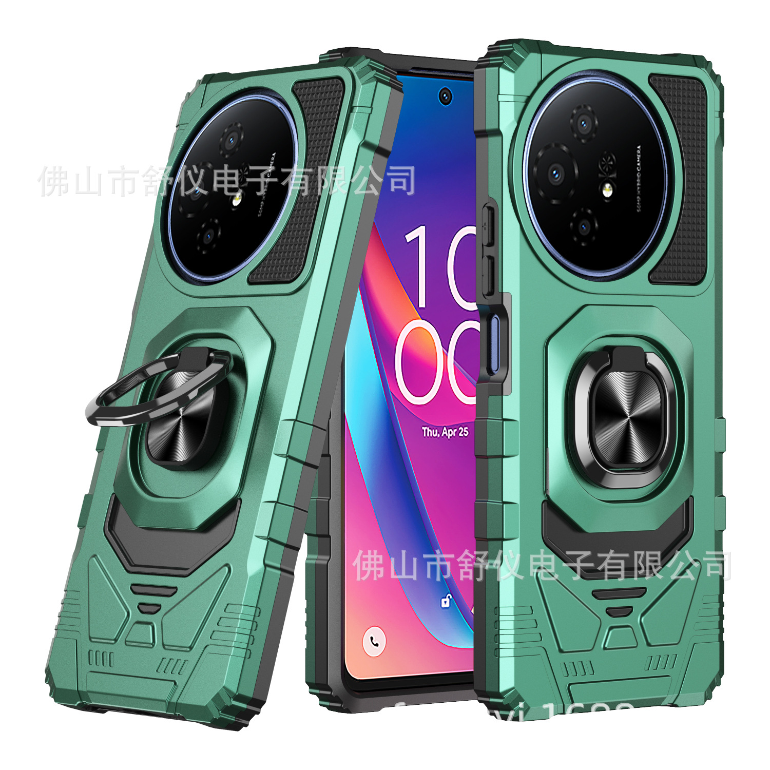 适用TCL K32 K12二合一保护套 TCL 60XE T705J铠甲支架磁吸手机壳