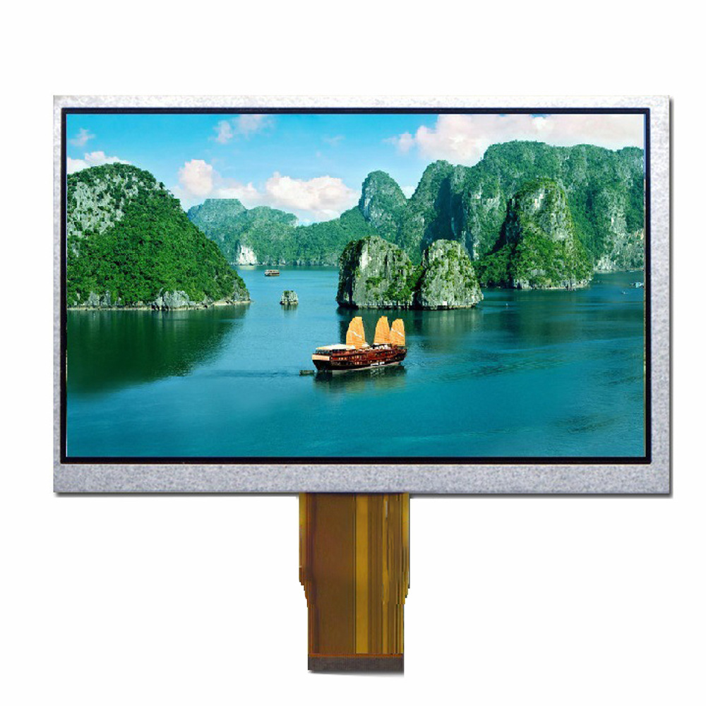 厂家热销彩色液晶屏工业lcd显示屏rgb接口1024*600点阵屏7寸tft