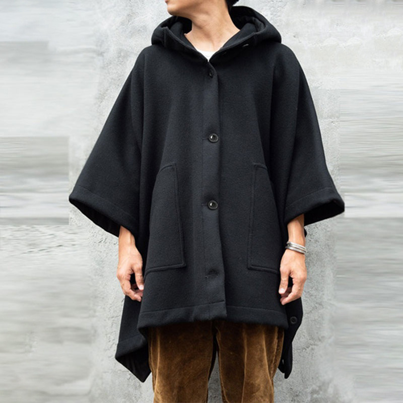 0成交96件跨境男装长斗篷连帽中世纪吸血鬼海盗长袍老游侠金丝绒万