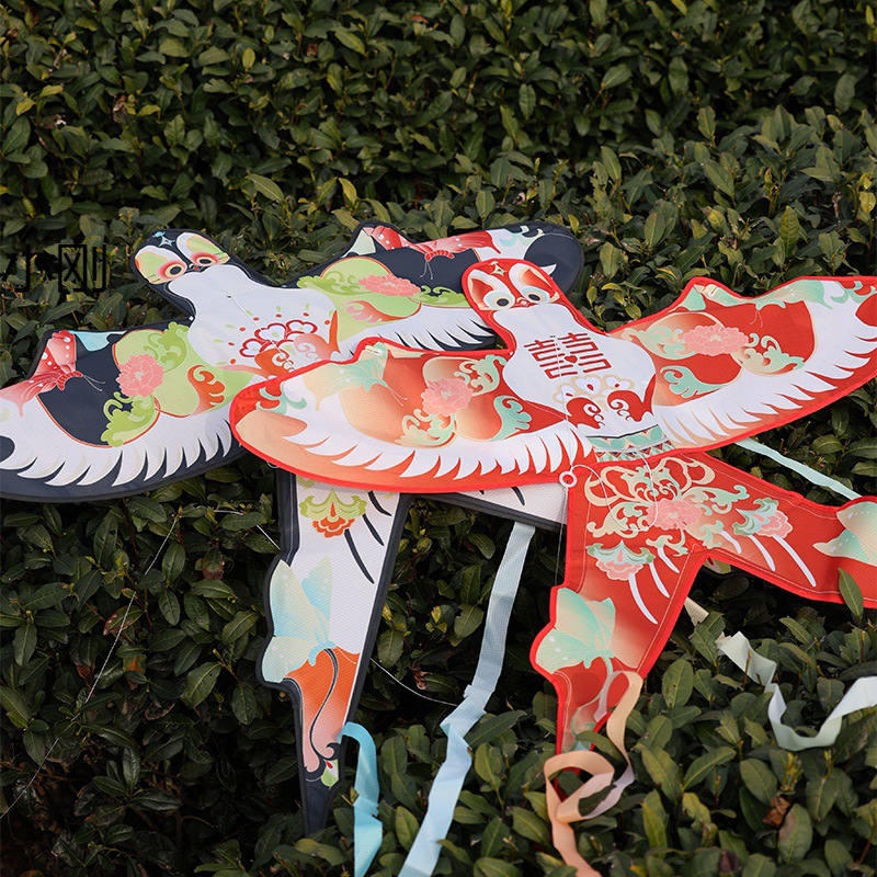 年新款风筝小燕子大人成人微风易飞国潮中式红色纸鸢-阿里巴巴