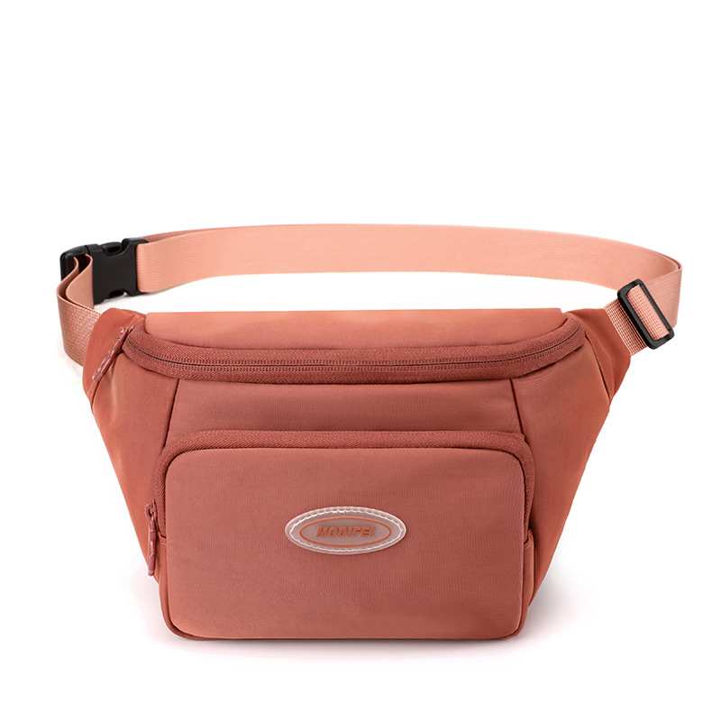 Women's Bag 2023 New Personalized Fashion Shoulder Messenger Bag Nylon Cloth Simple Solid Color Trendy Messenger Bags Waist Bag