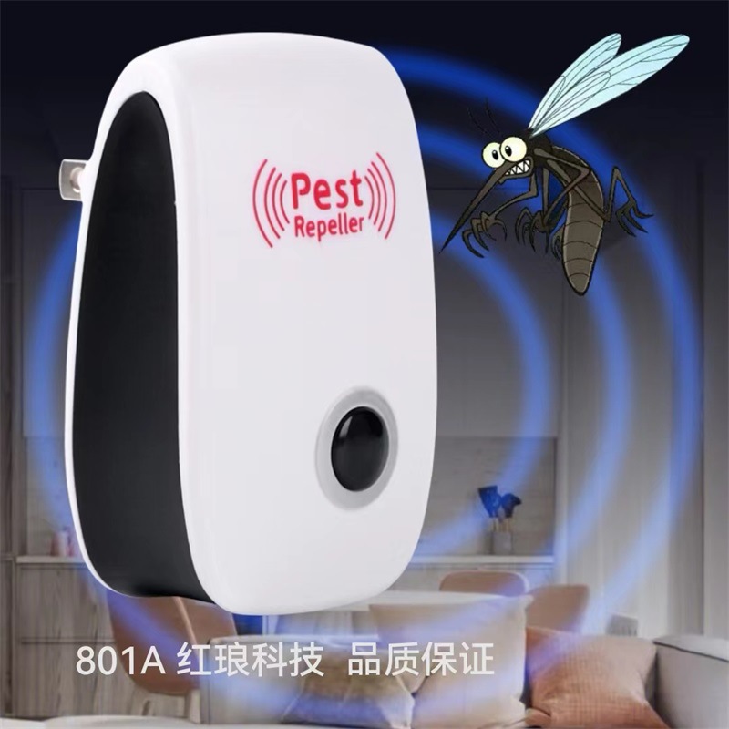 Mosquito Repellent Mouse Expeller Insect Killer Ultrasonic Electronic Mosquito Killer Pest Control Mousetrap Source Factory Cross-Border Supply