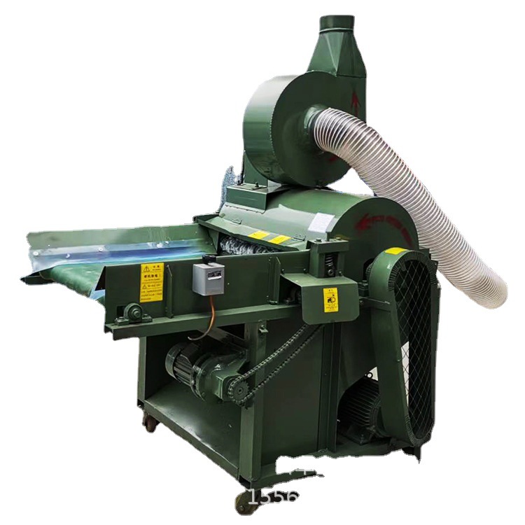 沙发坐垫边角料开松机 旧衣服再生棉机器 棕垫边角料粉碎机