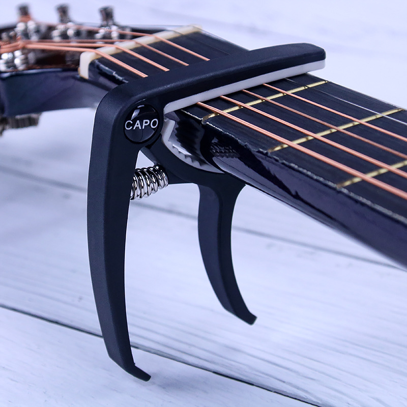 capo塑料变调夹二合一两用民谣吉他尤克里里变音夹可起弦钉工具