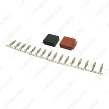 适用大众ISO/标致/奇瑞/起亚尾线电源喇叭线插头端子8PIN插针插件