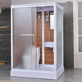 批发新款整体淋浴房带马桶一体式淋浴房整体卫生间含马桶洗脸盆