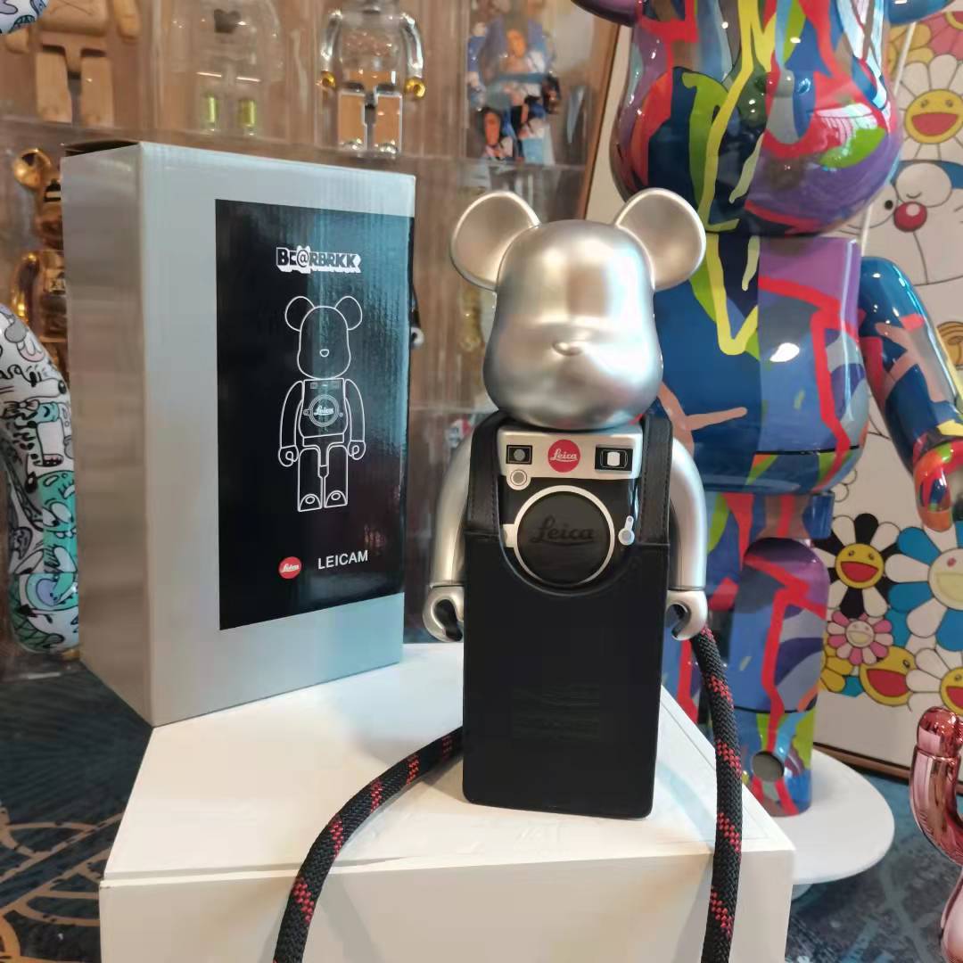 高版本be@rbrick400% 关节莱卡相机联名款 款积木熊暴力摆件礼物