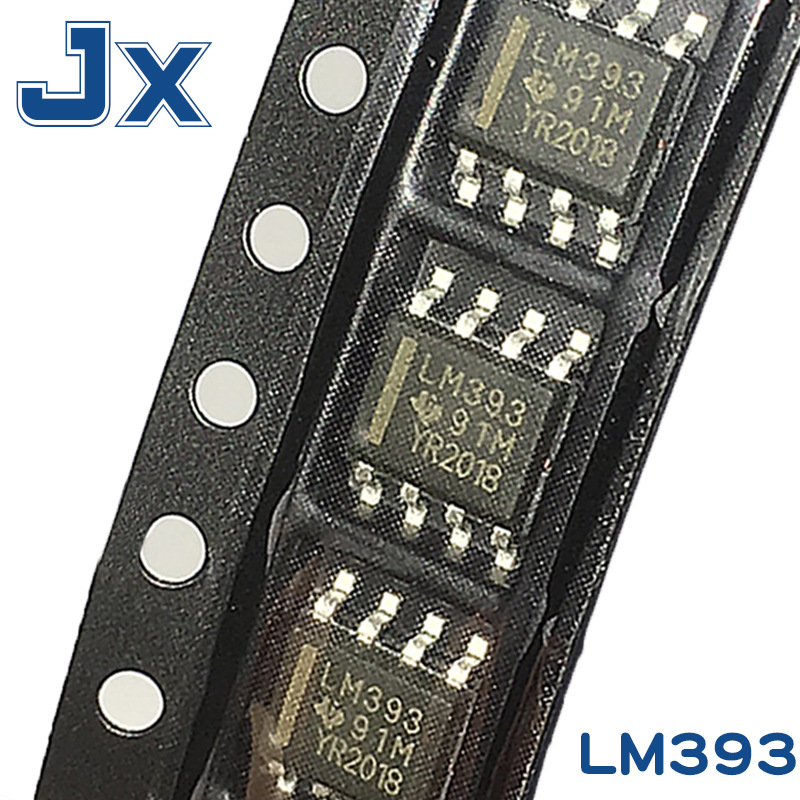 运放ic 电压比较器 lm393 lm393dr sop-8 低功耗 运算放大器芯片
