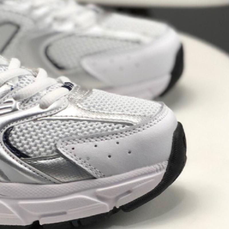 nb530莆田高版老爹鞋男女网面透气跑步鞋白银 nb530莆田鞋纯原