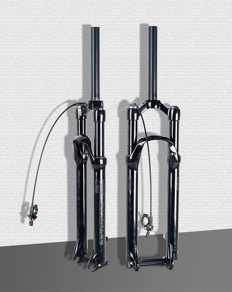 bicycle fork山地车前叉线控气叉减震避震前叉27.5寸29寸跨境货源