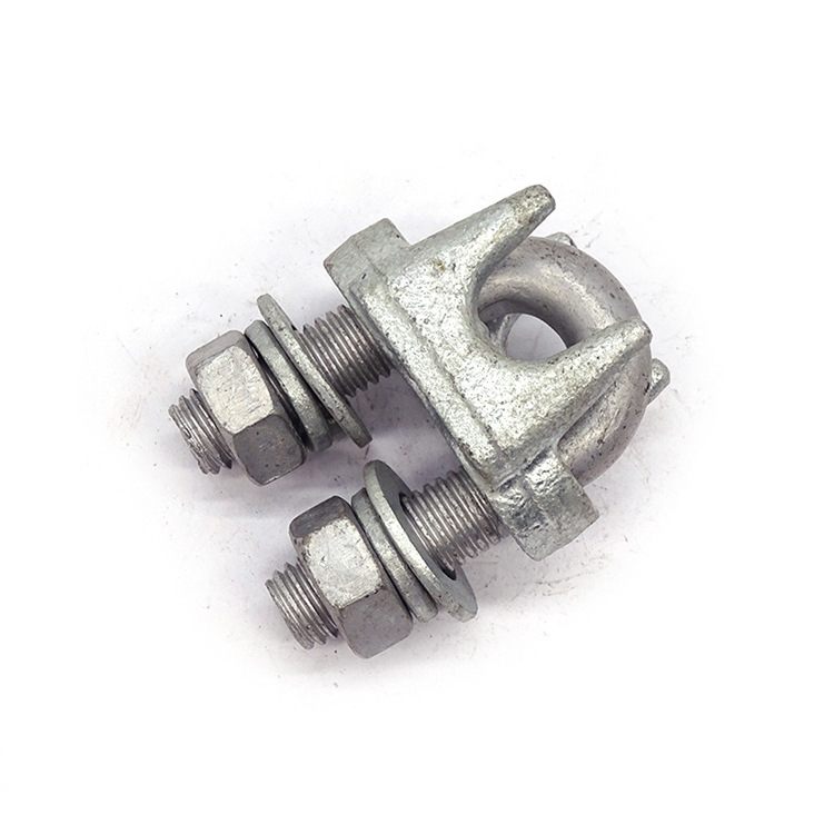 热镀锌卡头 钢丝绳卡头 jk-1 jk-2 jk-3电力用钢丝绳夹 卡头-阿里巴巴