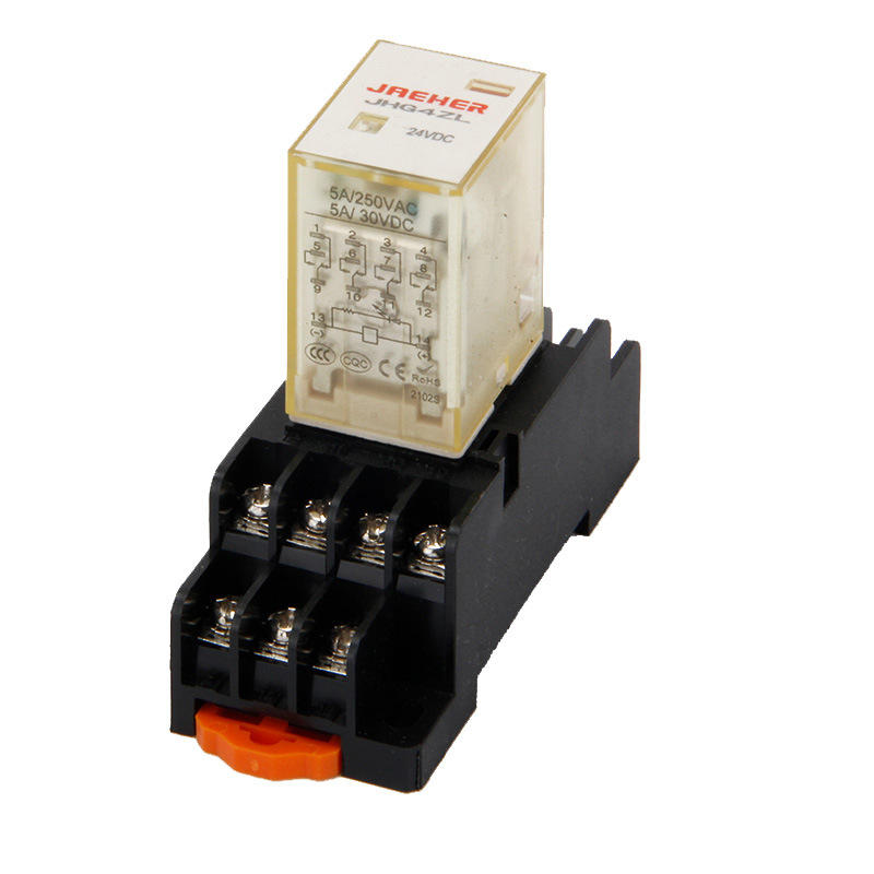 积和jhg4zl小型继电器/交流直流中间继电器hh54p/ 5a/250vac