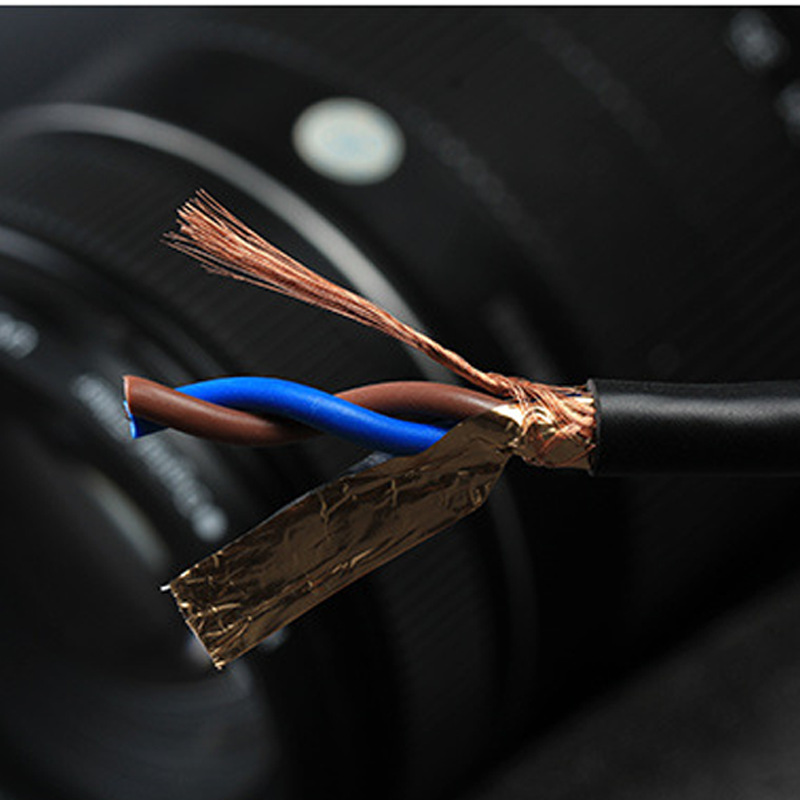 rvsp双绞屏蔽软电缆2芯0.5/0.75/1/1.5/平方通讯信号线阻燃护套线