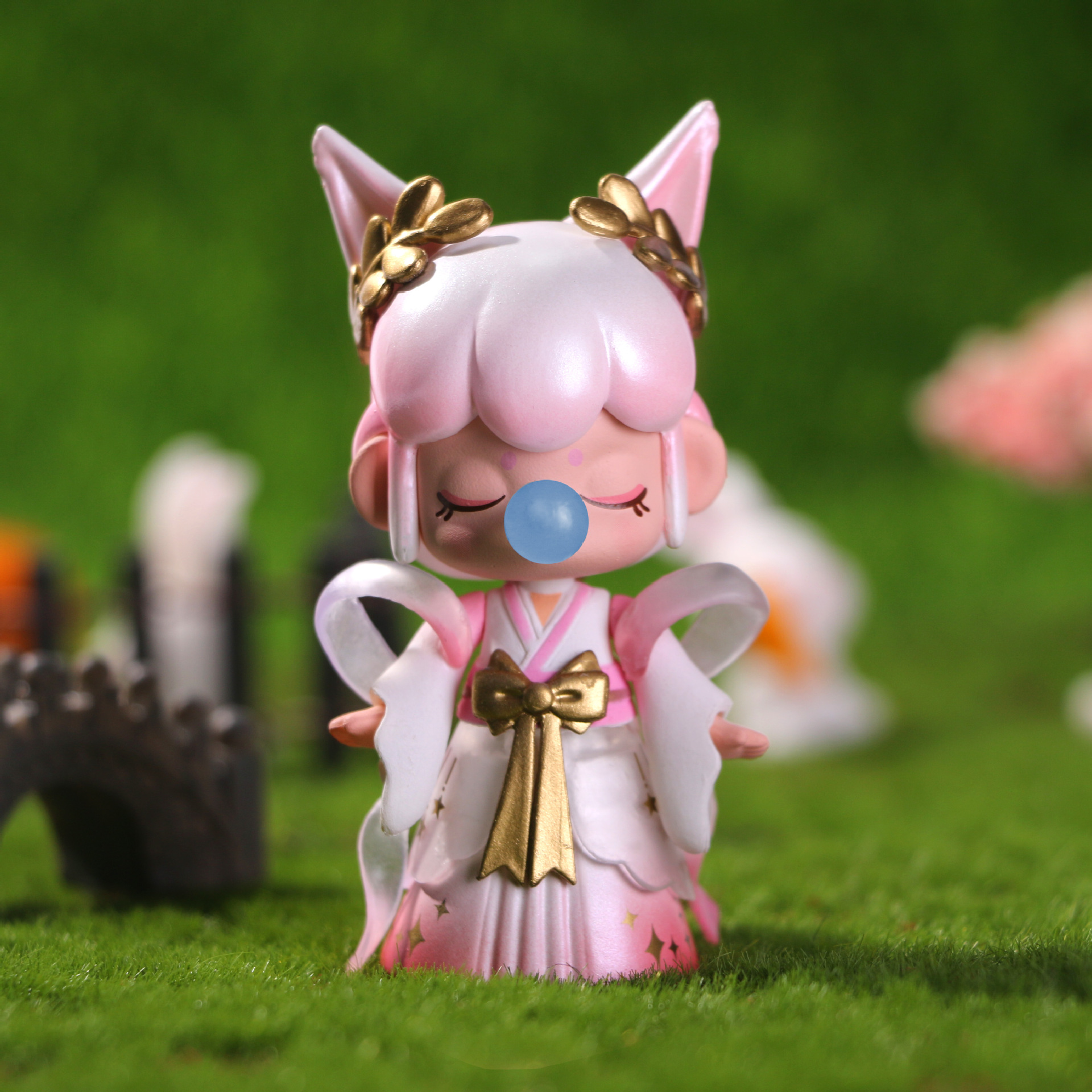 盲盒2020网红新款女孩手办女生版公仔玩具狐仙儿童娃娃忙和便宜鹿