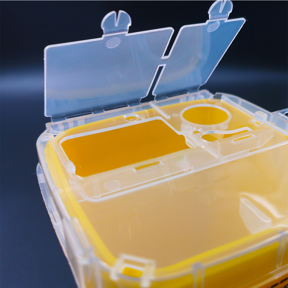 废弃桶废物垃圾桶方形一次性安全利器盒锐器盒废弃针头收纳盒批发