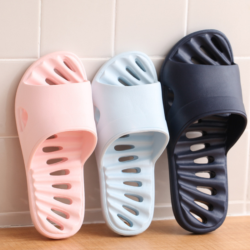 Quick-Drying Leaking Slippers Women's Summer Home Bathroom Bath Non-Slip Hotel Household Indoor Soft Bottom Sandals Wholesale