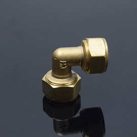 铝塑管接头配件1216太阳能热水器内牙外牙等径弯头直接三通铜4分