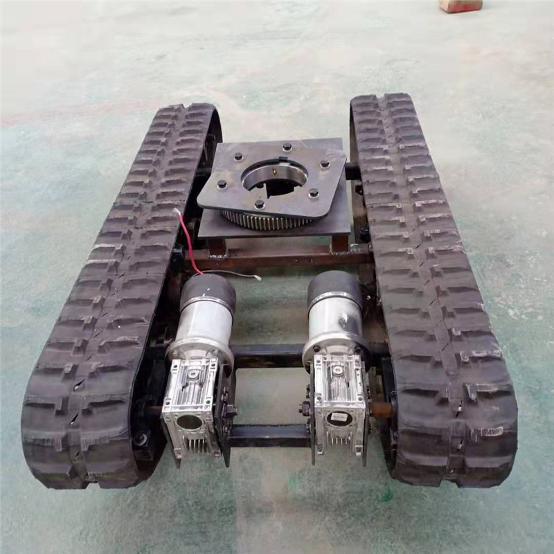 农用运输底盘定制多用途履带行走装置 地质钻机装置液压履带底盘-阿里