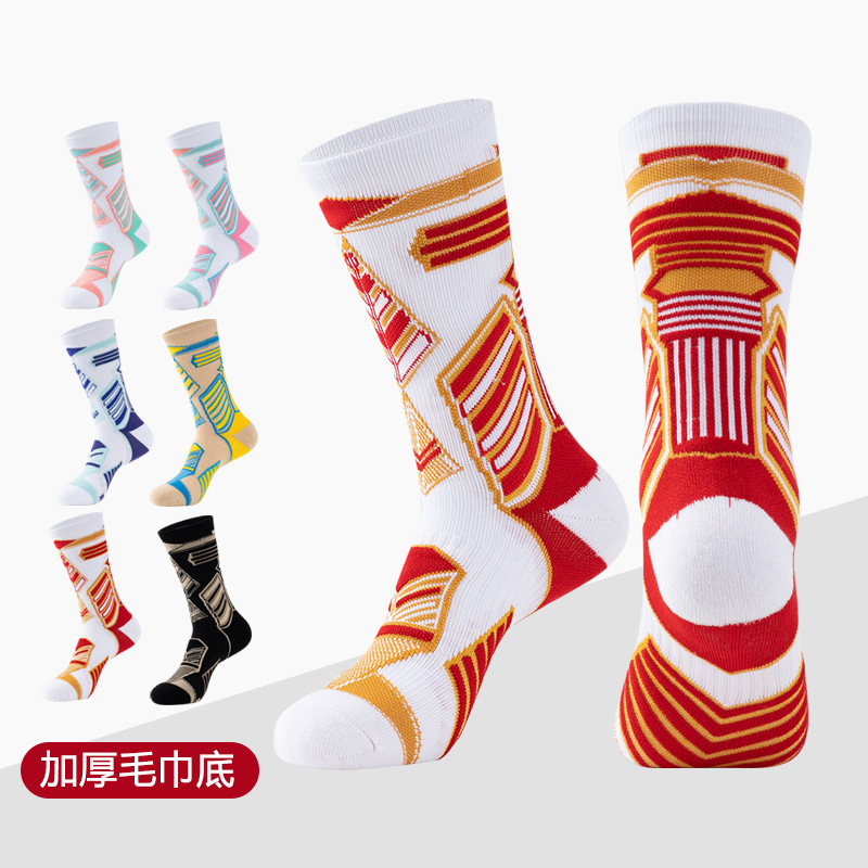 袜子中筒袜专业精英篮球袜吸汗加厚防滑防臭耐磨运动款毛巾袜批发