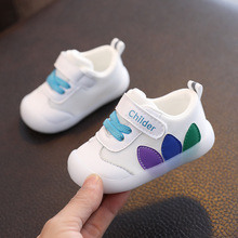 男童春秋季网鞋儿童1一3岁半学步鞋女宝宝婴幼儿透气软底运动鞋子
