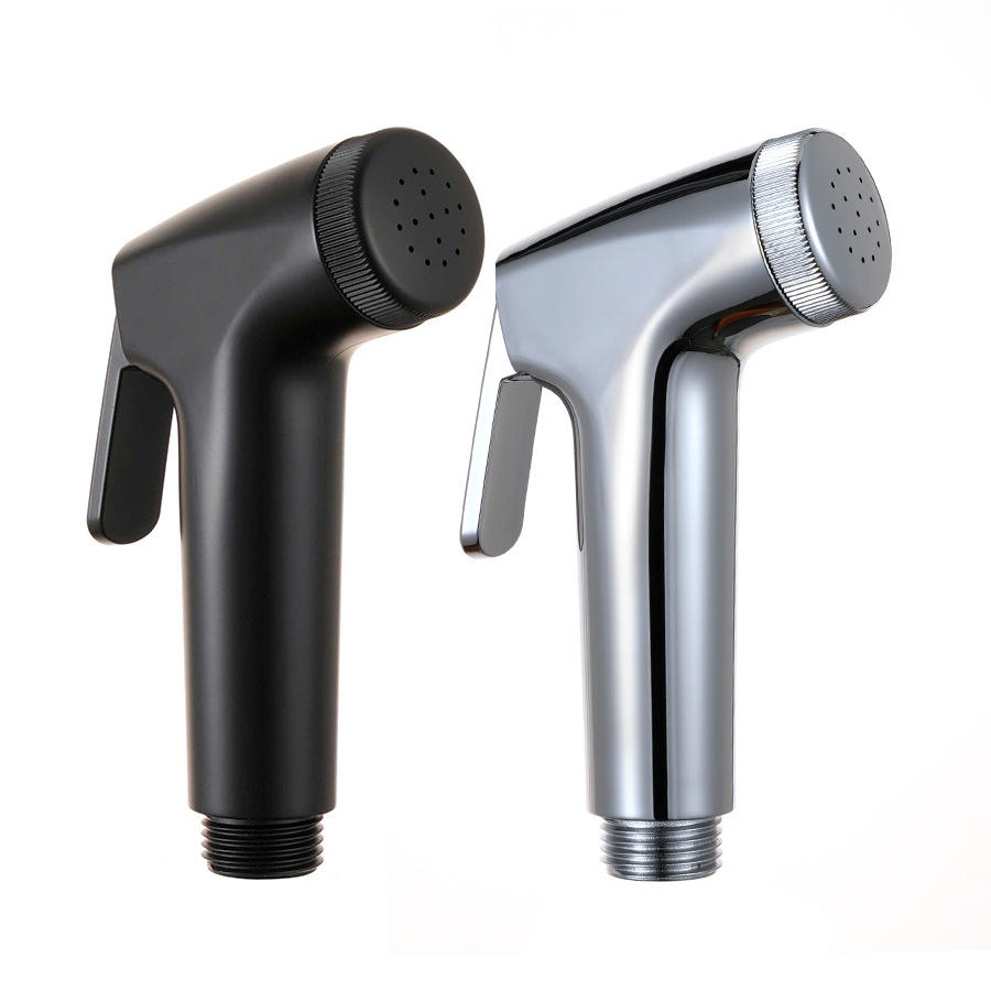 跨境热销浴室马桶喷枪家用卫生间伴侣厕所套装abs电镀增压冲水枪