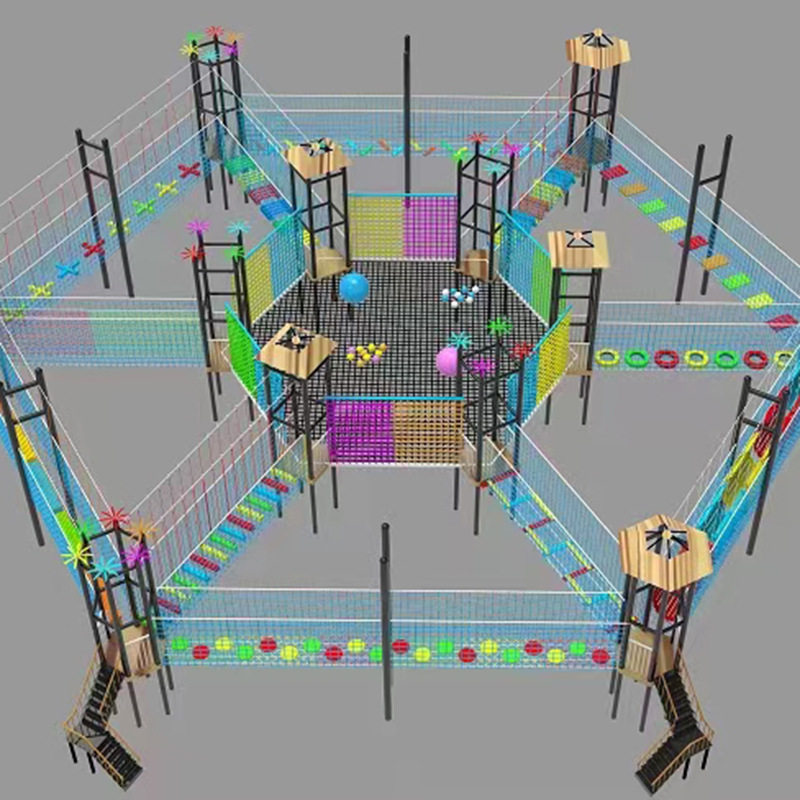网红无动力游乐设备六人旋转飞椅景区农庄游乐园设施项目小摆锤