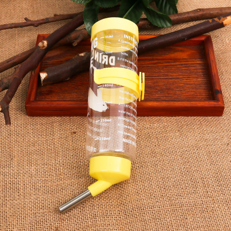 宠物兔子滚珠水壶防咬水壶豚鼠龙猫仓鼠荷兰猪饮水器125毫升