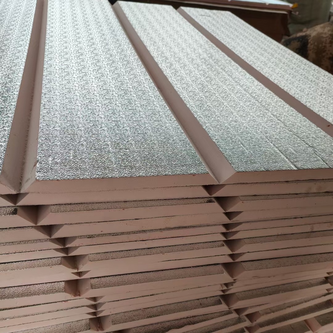 酚醛复合风管 彩钢夹芯酚醛板 空调风道板 双面铝箔酚醛风道板