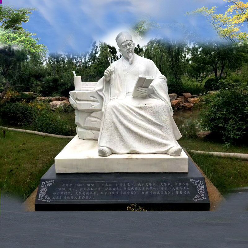 石雕人物雕塑汉白玉古代人物雕像公园广场园林景观雕塑-阿里巴巴