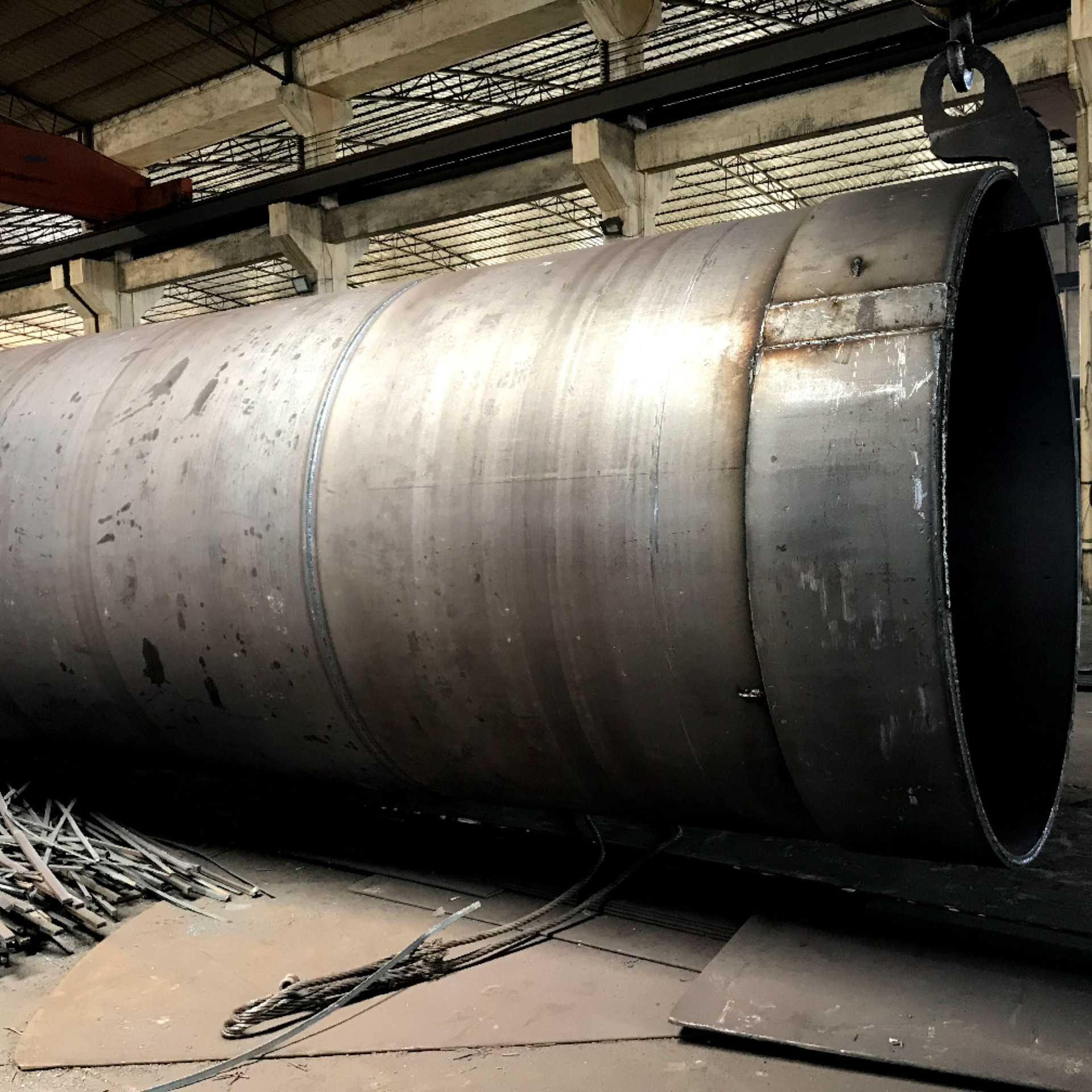 揭阳桩基钢护筒 螺旋钢护筒制作朗迅 英德钢护筒厂家