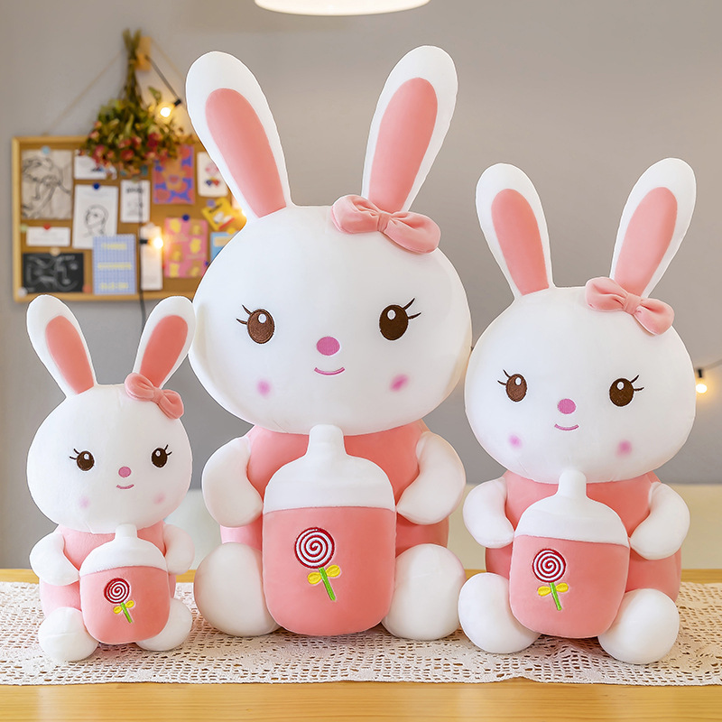 bottle rabbit plush doll large plush toys for lovers doll cloth doll pillow girls birthday gifts