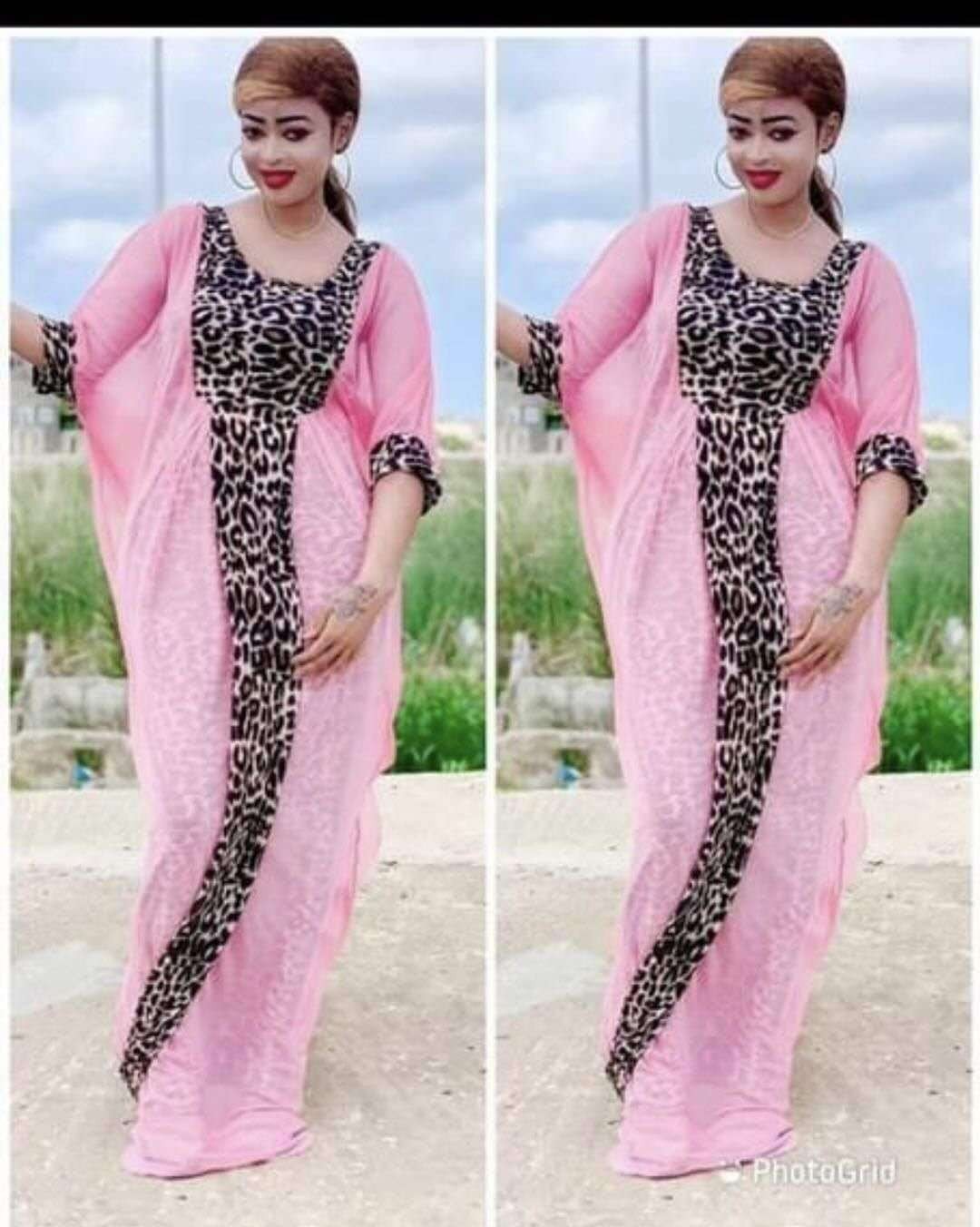 African plus Size Commuter Complex Fashion Leopard Print Split Dress Summer Chiffon Stitching Sexy Skirt