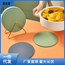 硅胶餐垫防烫锅垫陶瓷碗垫杯垫感家用简约餐桌隔热垫子耐高温