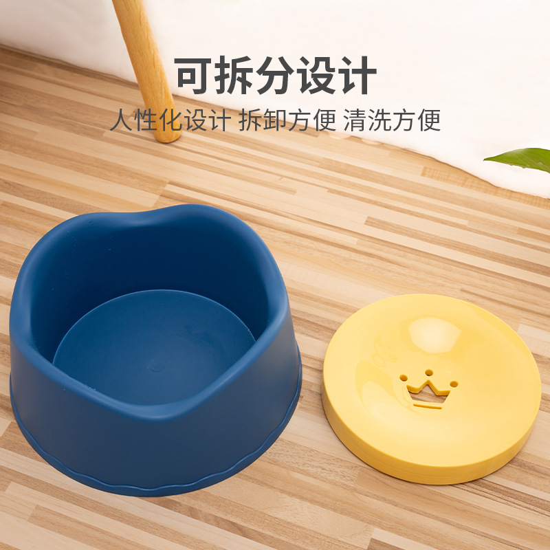 Dog Basin Pet Floating Bowl Cat Mouth Wet-Proof Floating Bowl Splash-Proof Loop Pet Drinking Bowl in Stock Wholesale