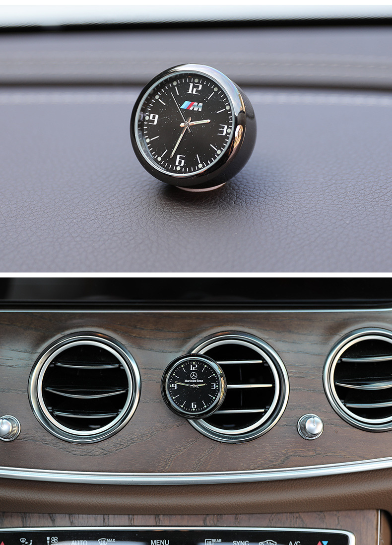 适用于马自达昂克赛拉cx-4 5阿特兹车载时钟夜光电子钟石英表摆件