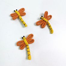 田园昆虫蜻蜓发饰玩偶包包胸针帽子卡通可爱饰品配件材料diy装饰