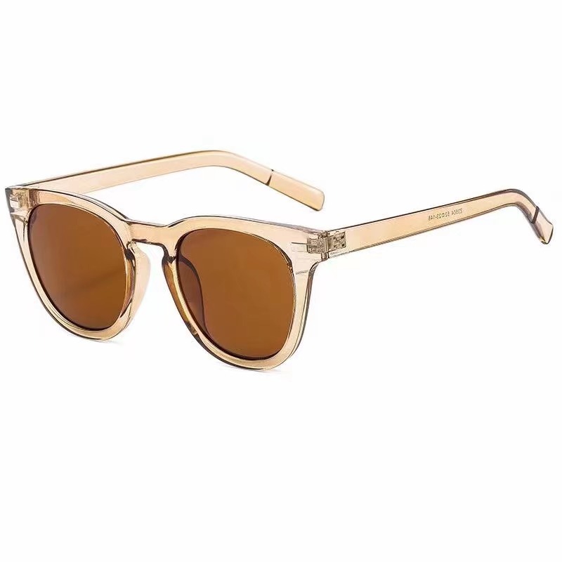 Xu Hongdou New Trendy Gm Sunglasses Women's Brown Slimming Internet-Famous and Vintage Sun Protection Uv Protection Sun Glasses